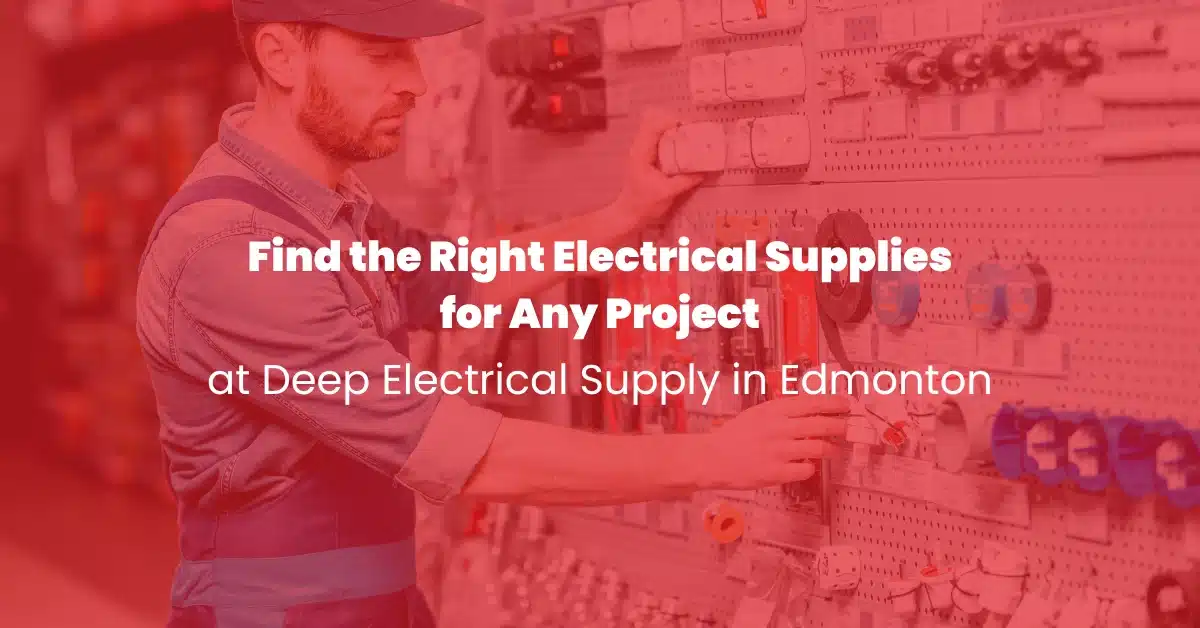 Electrical supplies edmonton