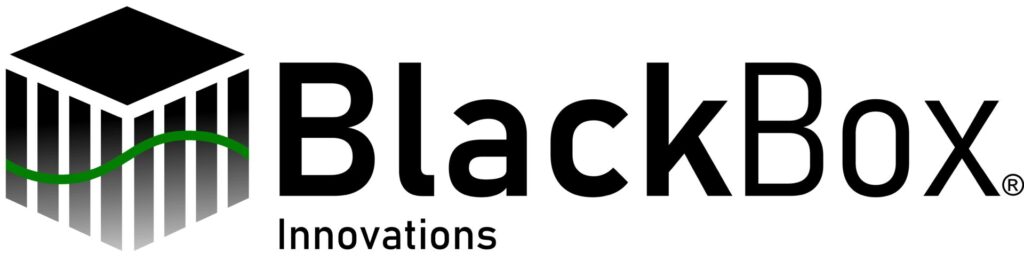 BlackBox Innovations (BBI) logo, Edmonton electrical supplier partner for EVs