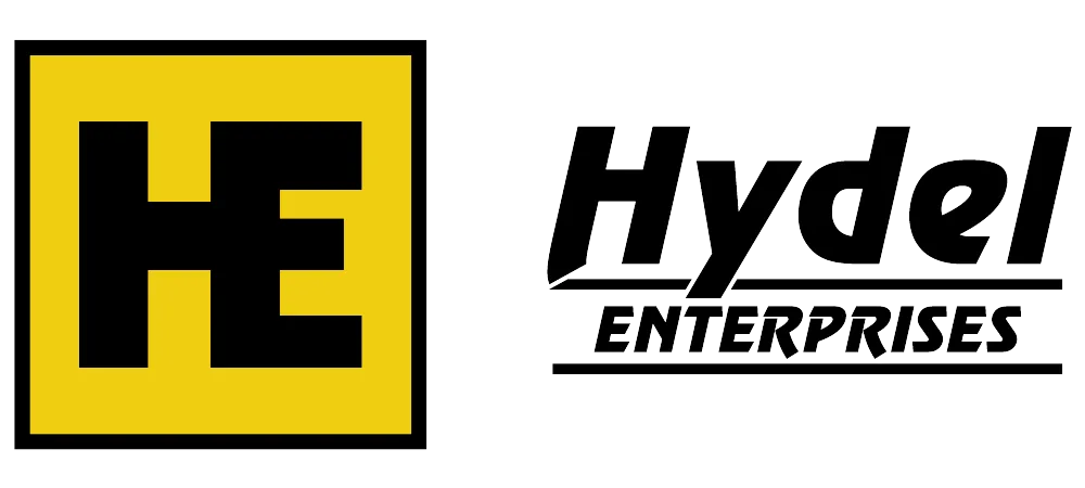 Hydel logo, industrial electrical supplier for Edmonton distributor